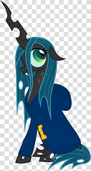 Chysalis Wearing a Hoodie transparent background PNG clipart thumbnail