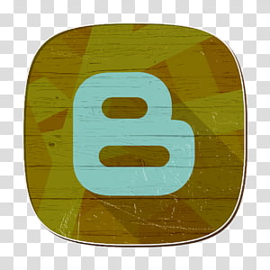 blogger icon social network icon, Green, Yellow, Smile, Circle, Number, Symbol, Rectangle transparent background PNG clipart thumbnail