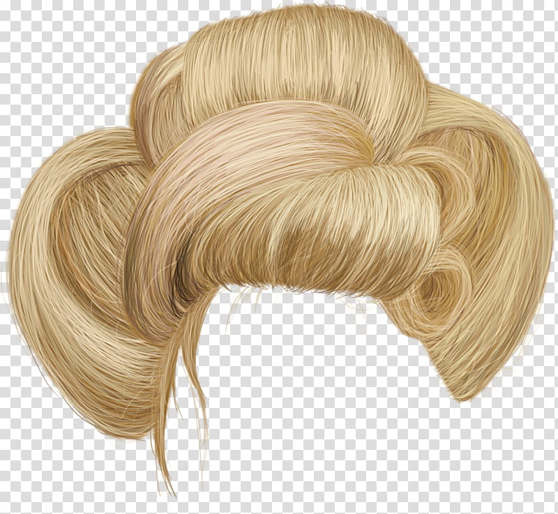 Hair , blonde hair illustration transparent background PNG clipart