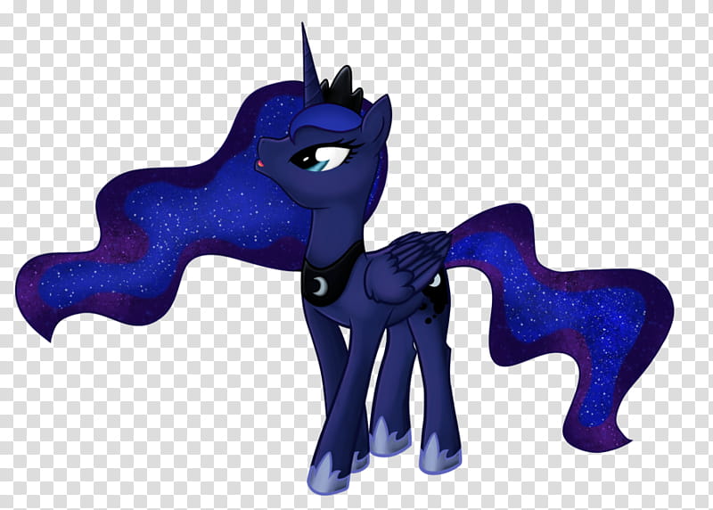 Luna, purple and black unicorn transparent background PNG clipart