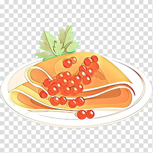 food garnish food group fruit dish, Cartoon, Plant, Cuisine, Plate transparent background PNG clipart