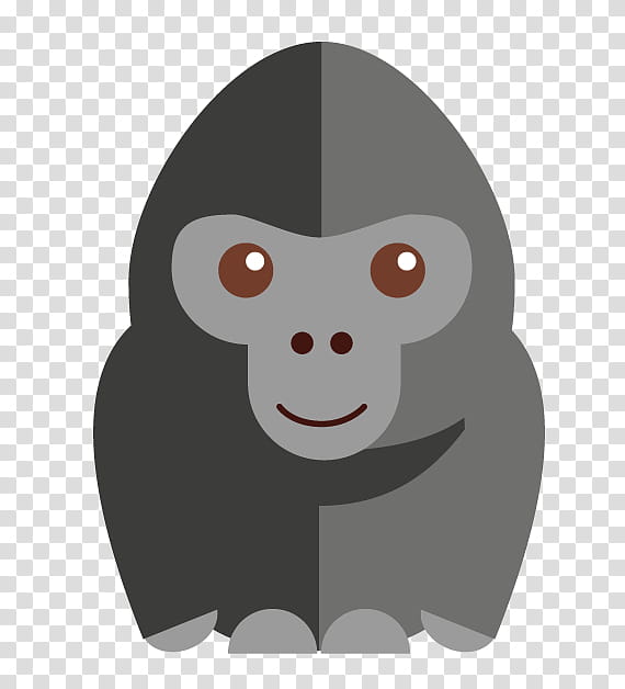 Monkey, Gorilla, Cartoon, Orangutan, Drawing, Black Hair, Old World Monkey transparent background PNG clipart