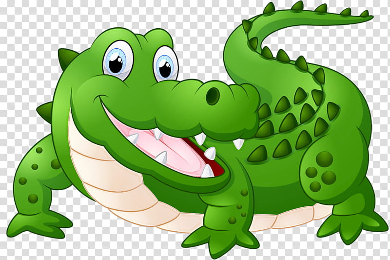crocodile crocodilia green alligator, Cartoon, Reptile, Nile Crocodile, Animal Figure transparent background PNG clipart