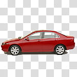 Cars icons, yy, red sedan transparent background PNG clipart