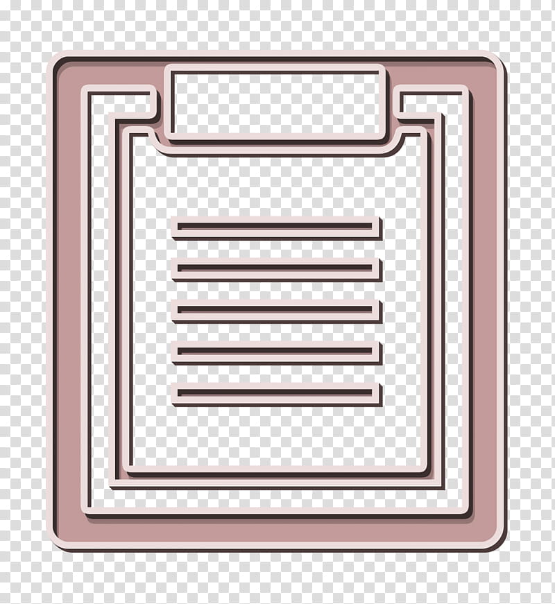 note icon notepad icon to do icon, Line, Rectangle, Square transparent background PNG clipart