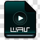 Darkness icon, File wav, blue file illustration transparent background PNG clipart
