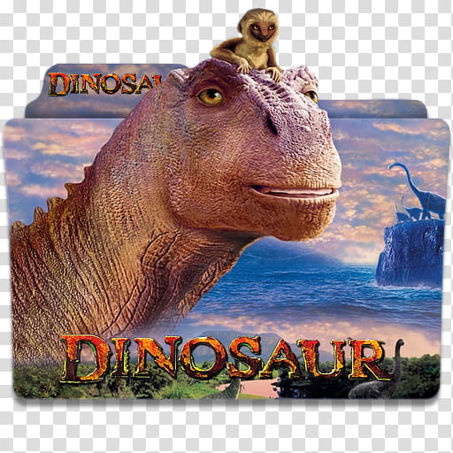 Dinosaur  Folder Icon, Dinosaurs, Dinosaur movie poster transparent background PNG clipart