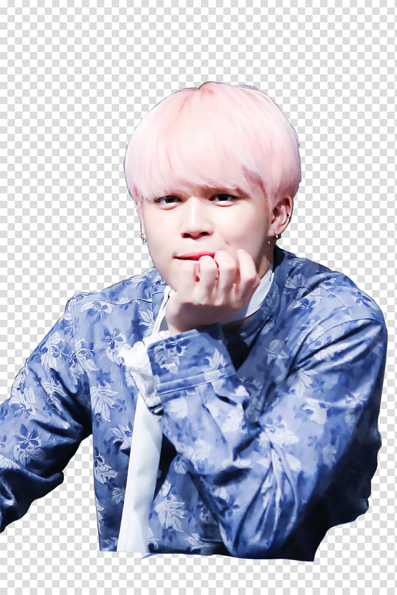 JIMIN PINK HAIR  transparent background PNG clipart