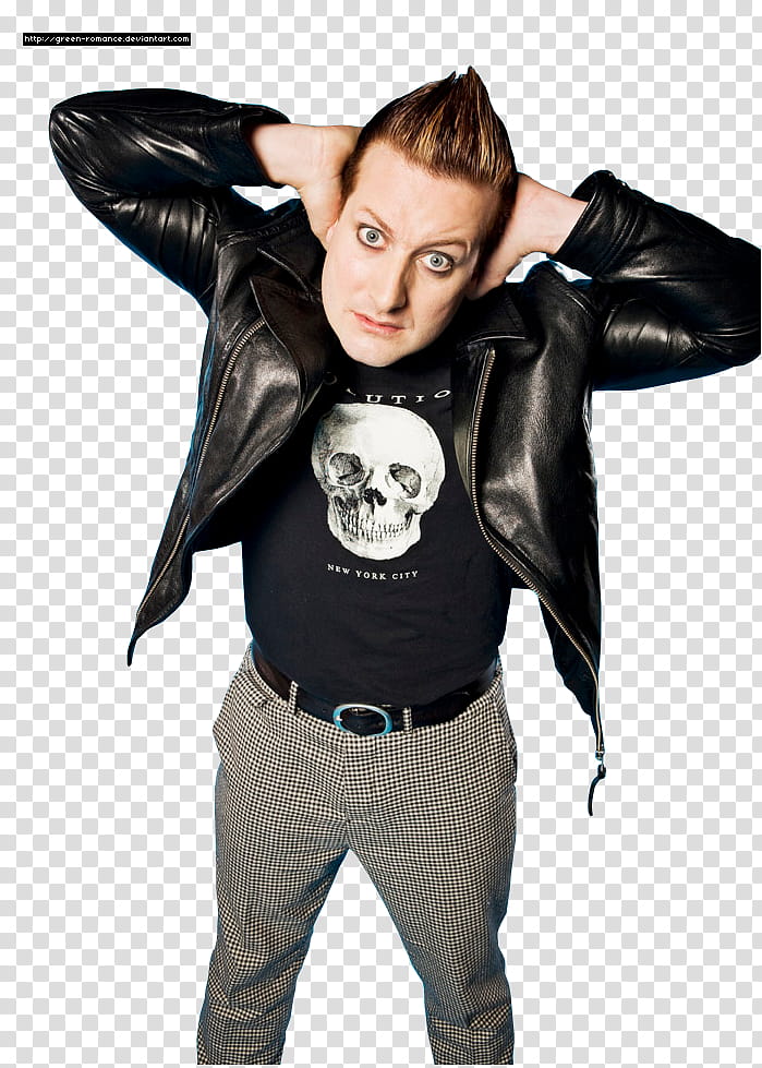 Green Day, man holding his head transparent background PNG clipart