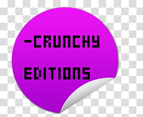 Crunchy Editions transparent background PNG clipart