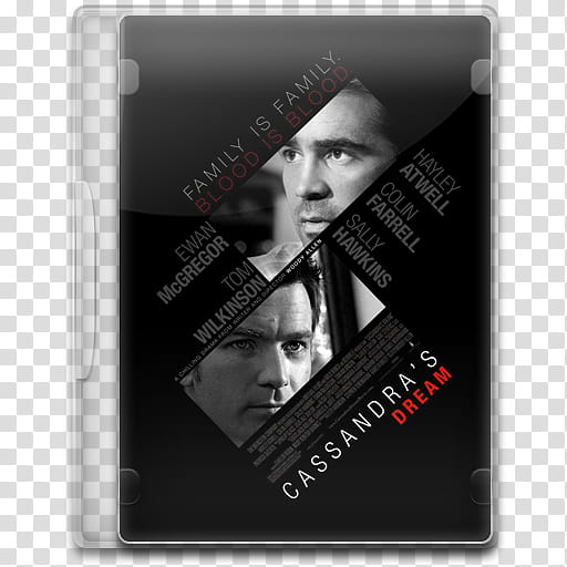 Movie Icon , Cassandra's Dream, Cassandra's Dream DVD case transparent background PNG clipart