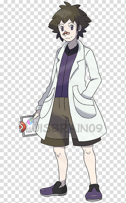 Professor Cedar, boy wearing lab gown illustration transparent background PNG clipart