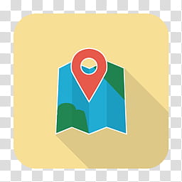 Sweet Flat Icons, Map transparent background PNG clipart