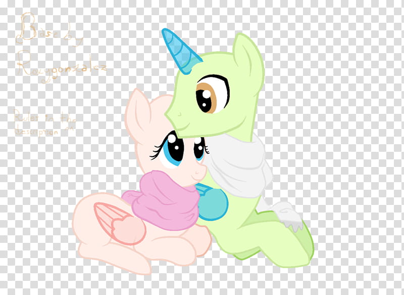 Base #, Snuggles and Scarfs, two pink and green my little pony illustration transparent background PNG clipart