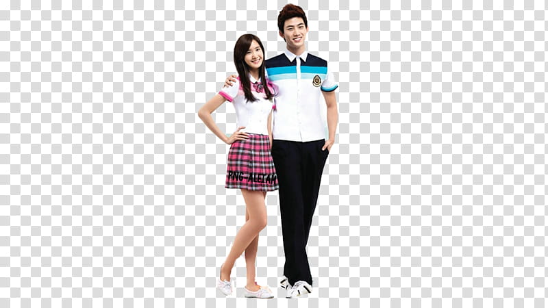 Yoona and Taecyeon transparent background PNG clipart