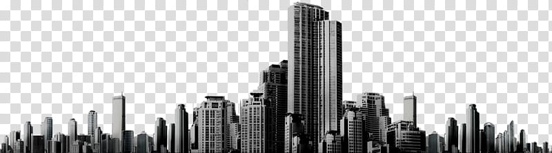 Skyline City, Black White M, Project, Human Settlement, Blackandwhite, Metropolis, Skyscraper, Metropolitan Area transparent background PNG clipart