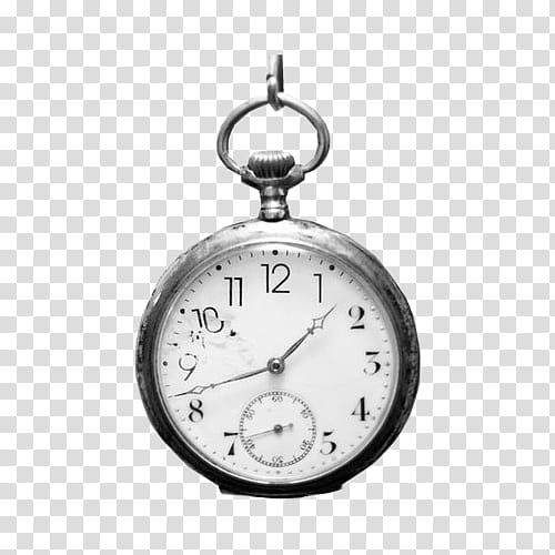 silver-colored pocket watch transparent background PNG clipart