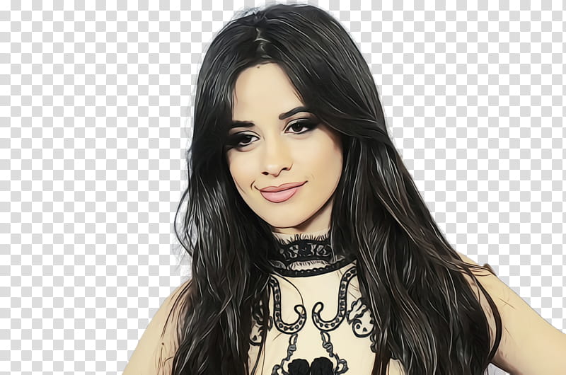 Girl, Watercolor, Paint, Wet Ink, Camila Cabello, Fifth Harmony, MTV Video Music Award, Musical Ensemble transparent background PNG clipart