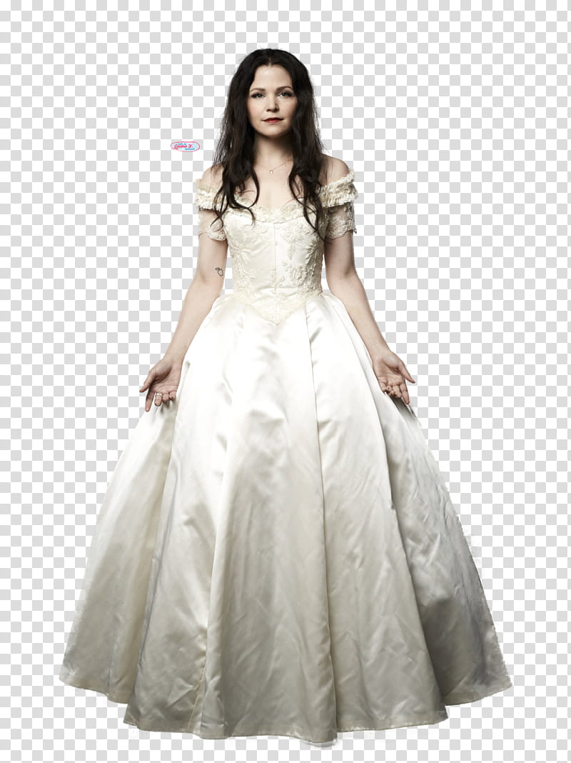 Snow White Once upon a Time, woman in white bridal gown transparent background PNG clipart