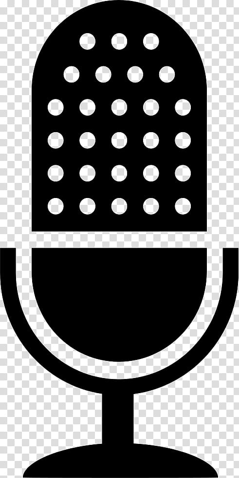 Microphone, Logo, Recording Studio, Black And White
, Audio, Line, Technology, Audio Equipment transparent background PNG clipart
