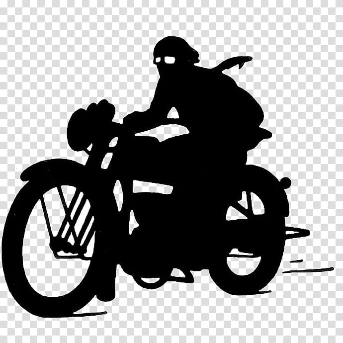 Bike, Motorcycle, Silhouette, Classic Bike, Bicycle, Vincent Black Lightning, Motorcycle Trials, Types Of Motorcycles transparent background PNG clipart
