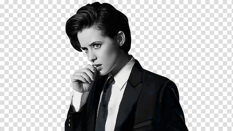 CLAIRE FOY,  transparent background PNG clipart