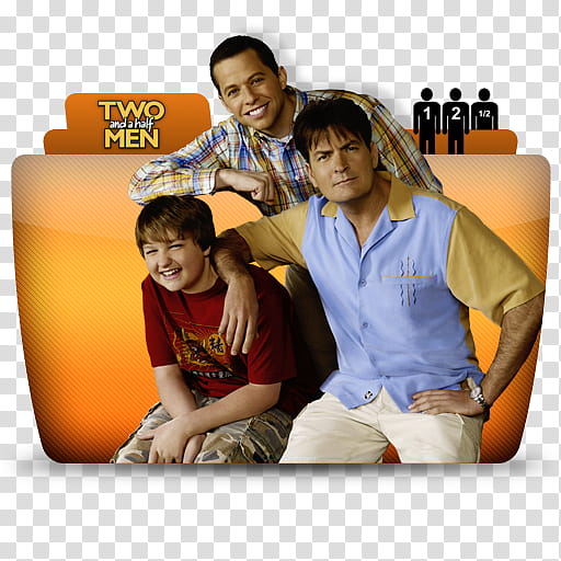 Two And A Half Men All Seasons Folder Icons, Two And A Half Men Season  transparent background PNG clipart