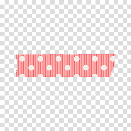 Ressource Washi tape edition, pink and white polka-dot illustration transparent background PNG clipart