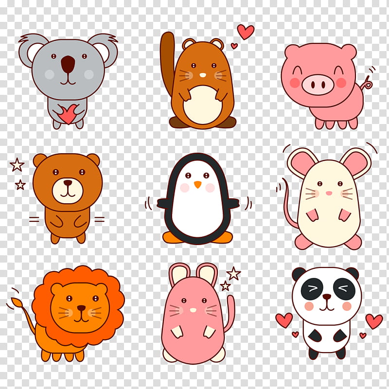 Giant Panda Nose, Cuteness, Cartoon, Animal, Head, Smile, Line, Snout transparent background PNG clipart