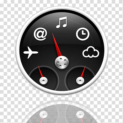 Mac Reflective Icons Set , Dashboard transparent background PNG clipart