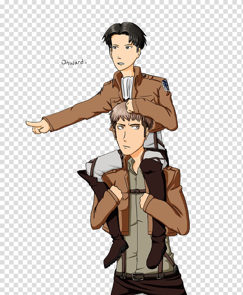 Levi And His Steed transparent background PNG clipart