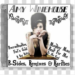 CD Case Collection A , AMY WINEHOUSE, The other side of amy_x- transparent background PNG clipart