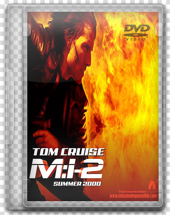 DVD movies icon, m, Tom Cruise M:i- DVD case transparent background PNG clipart