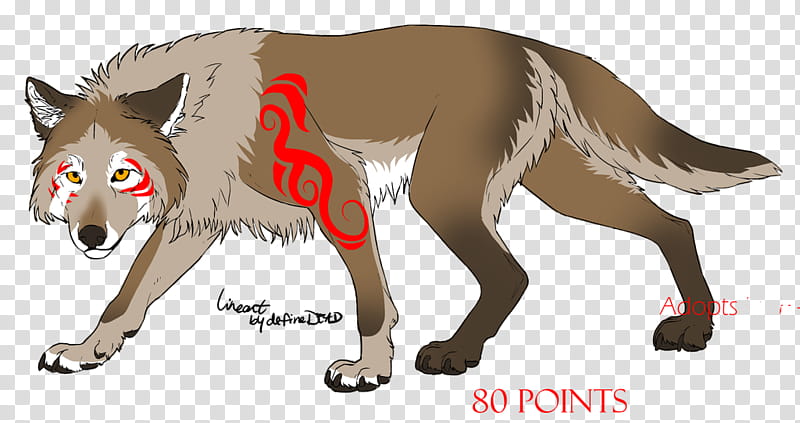 Adopt  poins closed wolf transparent background PNG clipart