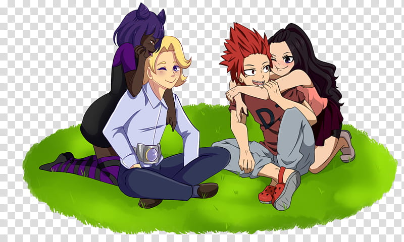 [Collab] BNHA Couples transparent background PNG clipart