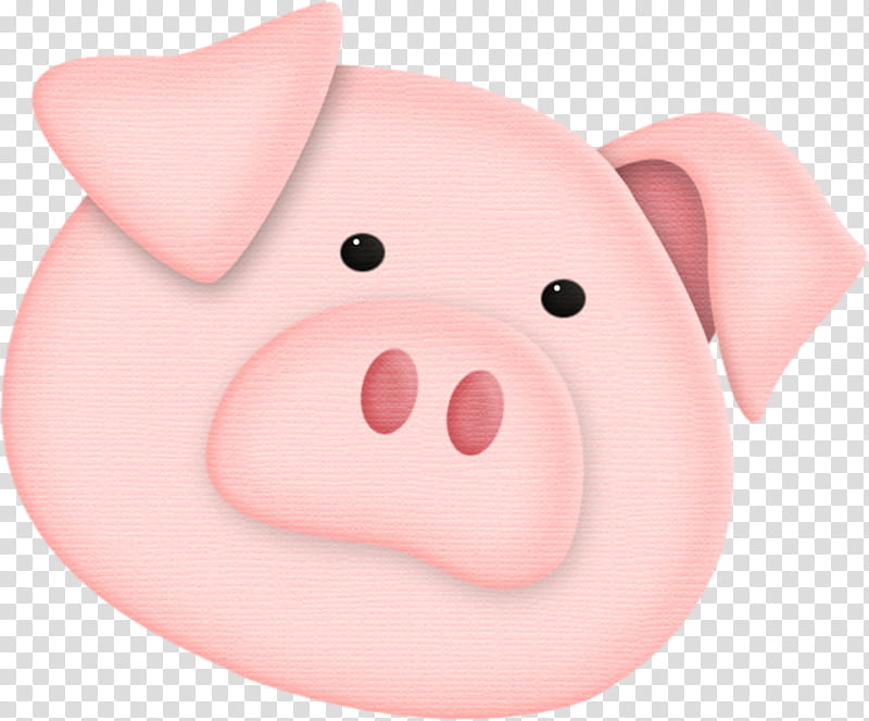 Pig, Cuteness, Animal, Drawing, Cartoon, Farm, Pink, Snout transparent background PNG clipart