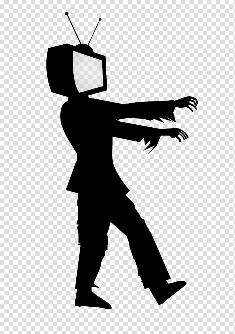 Watchers Resource, black human with television head transparent background PNG clipart