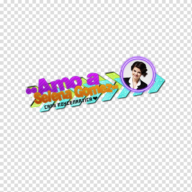 Texto Amo a Selena Gomez transparent background PNG clipart