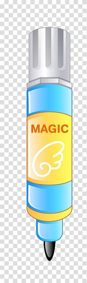 Magic marker illustration transparent background PNG clipart