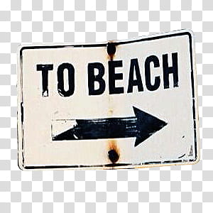 Summer Beach s, to beach arrow right signage transparent background PNG clipart