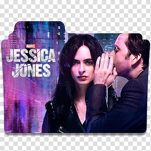 Marvel Jessica Jones Folder Icon, Marvel's Jessica Jones () transparent background PNG clipart