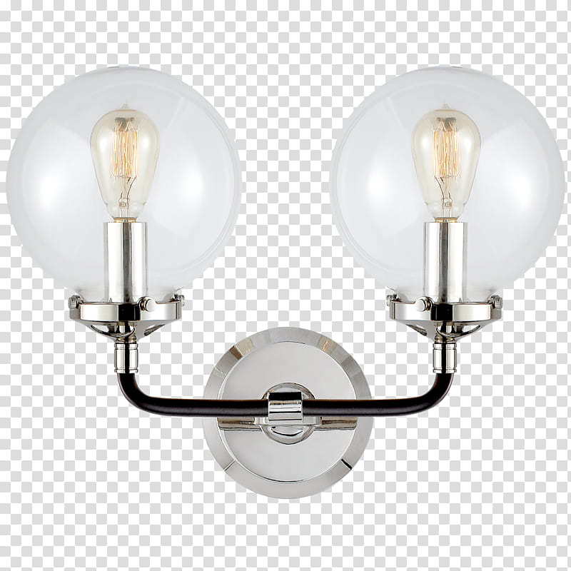 Bathroom, Light, Sconce, Light Fixture, Lighting, Visual Comfort Bistro Chandelier Ian K Fowler, Lightemitting Diode, Glass transparent background PNG clipart