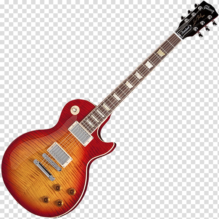 GIBSON Les Paul Standard Heritage Cherry Sunburst, Gibson USA, Les Paul Standard, Heritage Cherry Sunburst transparent background PNG clipart