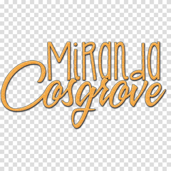 Texto Miranda Cosgrove transparent background PNG clipart