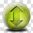 Torrent Icons, Torrent Applikation , green Earth illustration transparent background PNG clipart