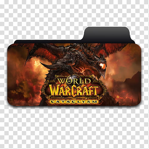Game Folder Icon Style  , World of Warcraft, Cataclysm transparent background PNG clipart