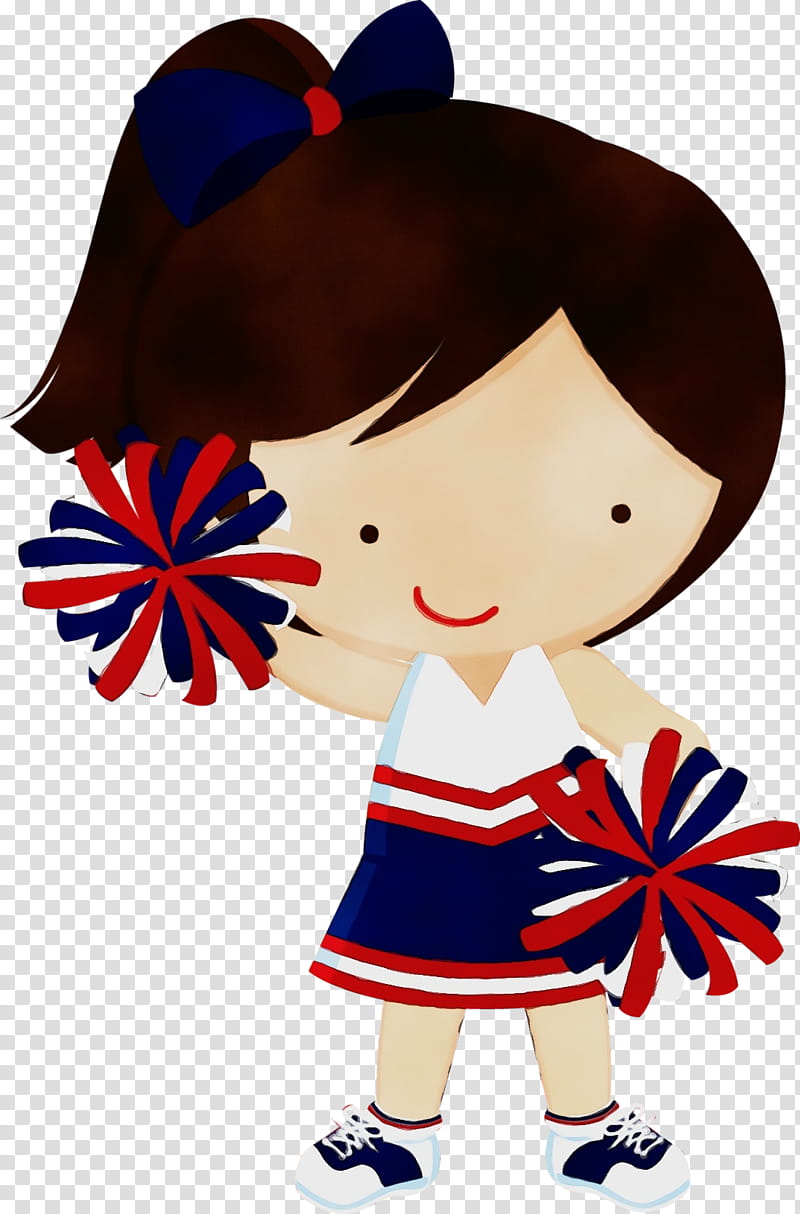 Watercolor Drawing, Paint, Wet Ink, Cheerleading, Gymnastics, Cartoon, Cheerleading Uniforms, Mascot transparent background PNG clipart
