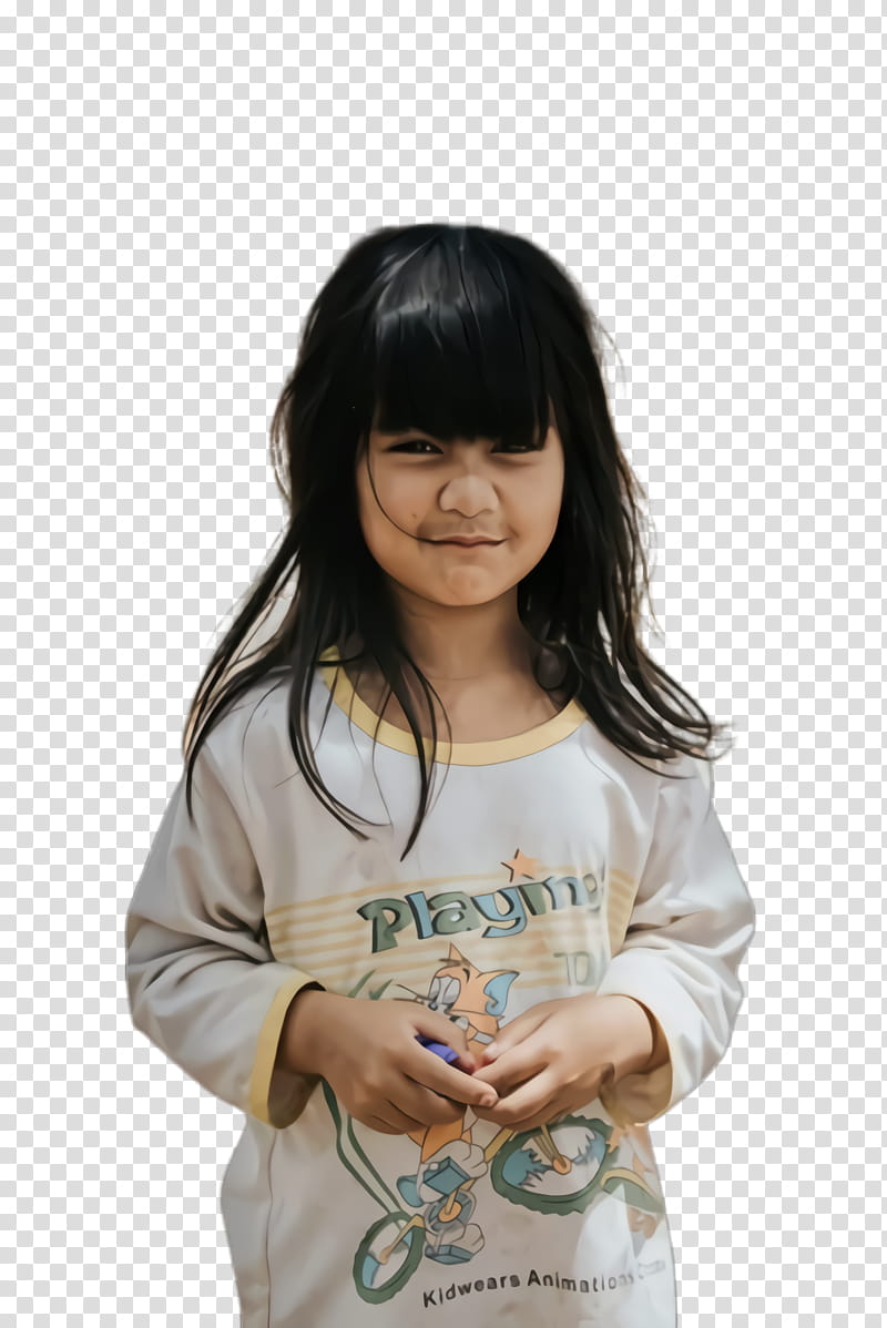 Little Girl, Kid, Child, Cute, Tshirt, grapher, Portrait, Shallow Focus transparent background PNG clipart