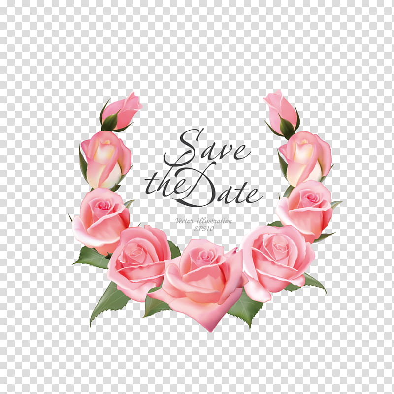 Floral Wedding Invitation, Rose, Wreath, Flower, Daum Crystal Roses Small Frame, Frames, Garden Roses, Drawing transparent background PNG clipart