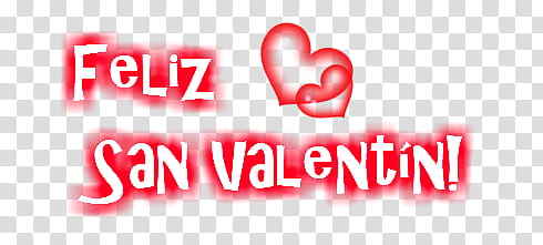 Texto San Valentin transparent background PNG clipart